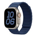 Pulseira de silicone magnética para Apple Watch 38 mm 40 mm 41 mm e S10 42 mm Ajustável, confortável e com fecho magnético 4