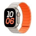Pulseira de silicone magnética para Apple Watch Series 11 46 mm Pulseira ajustável macia com fecho magnético, confortável 14