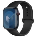Pulseira de silicone para Apple Watch Series 9 8 7 6 5 4 3 SE Ultra 2 38–40–41 mm S-M À prova de água, pulseira flexível 2
