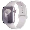 Pulseira de silicone para Apple Watch Series 9 8 7 6 5 4 3 SE Ultra 2 49 mm - 42 - 44 - 45 mm M-L À prova de água, suave e confortável para uso diário 36