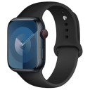 Pulseira de silicone para Apple Watch Series 9 8 7 6 5 4 3 SE Ultra 2 49 mm – 42 – 44 – 45 mm S-M À prova de água, pulseira flexível 2