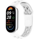 Pulseira de silicone para relógio Xiaomi Mi Band 9 Pulseira macia e confortável para o pulso Material durável e flexível Para uso diário e desporto 2