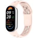 Pulseira de silicone para relógios Xiaomi Mi Band 8 Pulseira desportiva ajustável e confortável para o pulso, suave e resistente 5