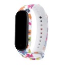 Pulseira de silicone para Xiaomi Mi Band 3 / 4 com padrão T852 18