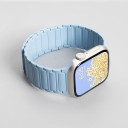 Pulseira de silicone S10 42 mm para Apple Watch com fecho magnético Compatível com 38 40 41 42 mm Series 1–10 SE SE 2 Pulseira 5