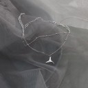 Pulseira dupla feminina com nadadeira 3