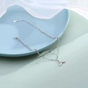 Pulseira dupla feminina com nadadeira 5