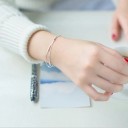 Pulseira dupla feminina H67 2