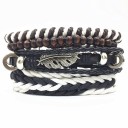 Pulseira em camadas 4 pcs 20