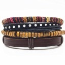 Pulseira em camadas 4 pcs 24