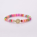 Pulseira feminina com a letra H647 16