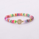 Pulseira feminina com a letra H647 20