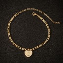 Pulseira feminina com a letra H654 3
