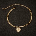 Pulseira feminina com a letra H654 7