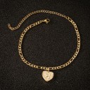 Pulseira feminina com a letra H654 8