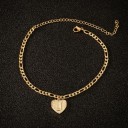Pulseira feminina com a letra H654 10
