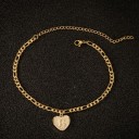 Pulseira feminina com a letra H654 18