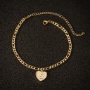 Pulseira feminina com a letra H654 19