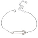 Pulseira feminina com alfinete de segurança 1