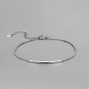 Pulseira feminina com barra P198 2