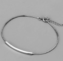 Pulseira feminina com barra P198 4