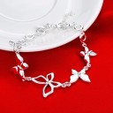 Pulseira feminina com borboletas A1705 2