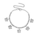 Pulseira feminina com borboletas H384 1
