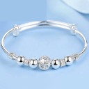 Pulseira feminina com contas 6