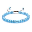 Pulseira feminina com contas de cristal 6