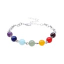 Pulseira feminina com contas H373 1