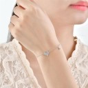 Pulseira feminina com coração A1671 2