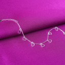 Pulseira feminina com corações P180 5