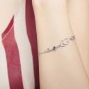 Pulseira feminina com corações 2