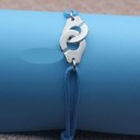 Pulseira feminina com correntes 7