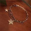 Pulseira feminina com estrelas P202 2