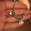 Pulseira feminina com estrelas P202 5