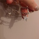 Pulseira feminina com estrelas P202 6