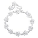 Pulseira feminina com flores H99 1