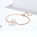 Pulseira feminina com gato 4