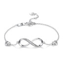 Pulseira feminina com infinito 1