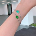 Pulseira feminina com pedra 2