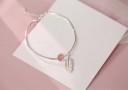 Pulseira feminina com pena A1645 1