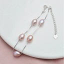 Pulseira feminina com pérolas A2447 7