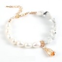 Pulseira feminina com pérolas H610 15