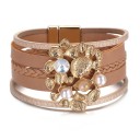 Pulseira feminina de várias camadas H218 16