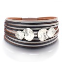 Pulseira feminina de várias camadas H409 2