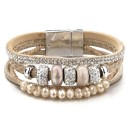 Pulseira feminina de várias camadas H669 3