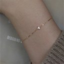 Pulseira feminina delicada com pedra 4