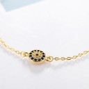 Pulseira feminina delicada com pedras H69 1