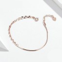 Pulseira feminina delicada P156 3